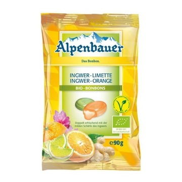 Cukierki imbir cytrusy 90g Alpenbauer