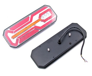 Фонарь задний комбинированный светодиодный плавающего направления, комплектация для грузового полуприцепа