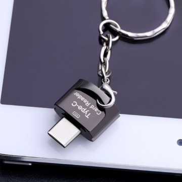 Phoneo MICRO SD TF CARD READER для USB-C MACBOOK IPAD LAPTOP PC BRELOK