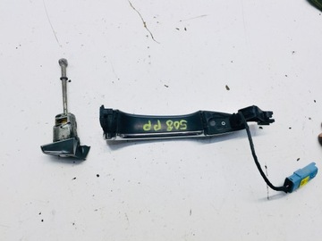KLIKA CHRÓM DVEŘE PŘEDNÍ PRAVÝ PEUGEOT 508 KEYLESS