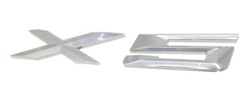 Emblemat napis X5 chromowany do BMW