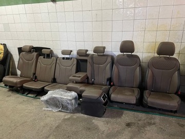 СИДЕНИЯ, КОЖАНАЯ ОИВКА HYUNDAI SANTA FE IV 20r 7 мест