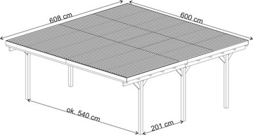 ГАРАЖНЫЙ КОВЕР 600x608см ПВХ ДОСКА