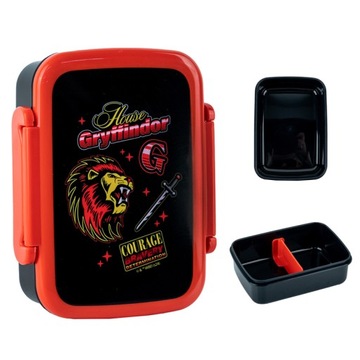 LUNCHBOX ŚNIADANIÓWKA Z PRZEGRÓDKAMI DO SZKOŁY 420ml HARRY POTTER KITE
