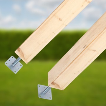 РЕГУЛИРУЕМАЯ РЕЗЬБОВАЯ СТЕРЖНЯ ОСНОВАНИЯ СТОЙКИ 80x80x250