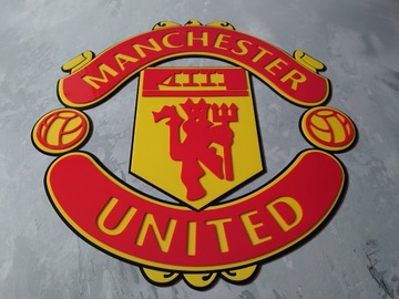 Настенный герб Манчестер Юнайтед — подарок парню и мужу футбольного болельщика