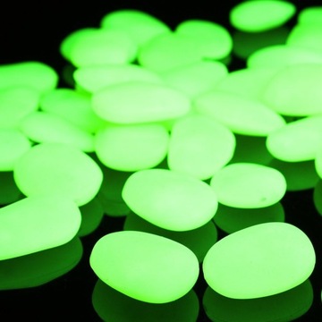 ГАЛЬКА СВЕТЯЩАЯСЯ, ФЛУОРЕСЦЕНТНАЯ, ДЕКОРАТИВНЫЕ КАМНИ ДЛЯ ДОМАШНЕГО САДА, ЖЕЛТЫЕ