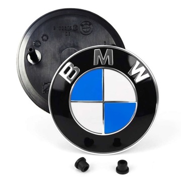 EMBLEMAT ZNACZEK LOGO BMW NA MASKĘ 82MM 8132375