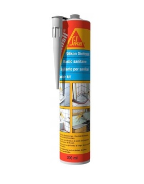 SIKA SANISIL SILIKON SANITARNY BIAŁY 300ML