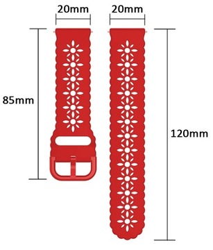 OPASKA PASEK UNIWERSALNY 20mm do ZEGARKA SMARTWATCHA HUAWEI XIAOMI SAMSUNG