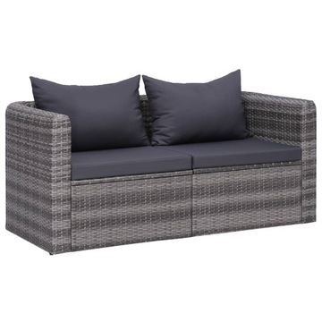 ZESTAW MEBLI OGRODOWYCH SOFA KOMPLET WYPOCZYNKOWY NA TARAS BALKON OGRÓD