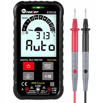 1 PC Automatyczny multimetrowy tester cyfrowy