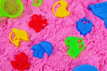 НАБОР CREATIVE кинетического песка 3 кг XL формы для бассейна кинетическая песочница