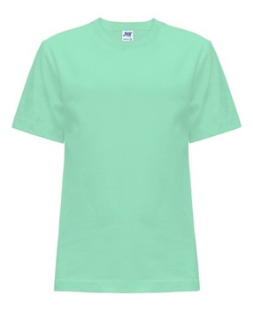 T-SHIRT DZIECIĘCY KOSZULKA JHK MIĘTOWY 7-8 LAT