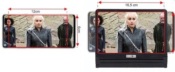 Увеличительный экран 3-кратная лупа для наушников-смартфонов