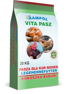 Karma dla kur Kampol Kokoszka Babuni KB 20kg