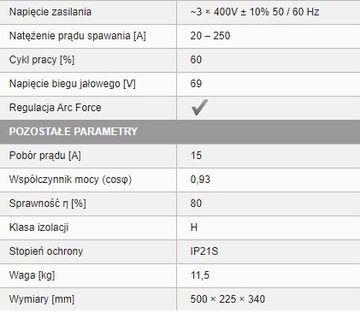 ЭЛЕКТРОДНЫЙ СВАРОЧНЫЙ АППАРАТ SPARTUS EASYARC 255 БЕСПЛАТНО