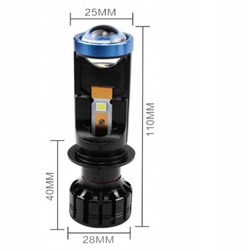 2x МИНИ-ОБЪЕКТИВ BI LED H7 BILED КОМПЛЕКТ ПРОЕКТОРА