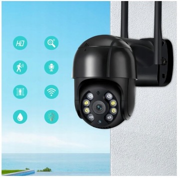 ВРАЩАЮЩАЯСЯ НАРУЖНАЯ КАМЕРА 270 градусов 5xZOOM Функция отслеживания WIFI