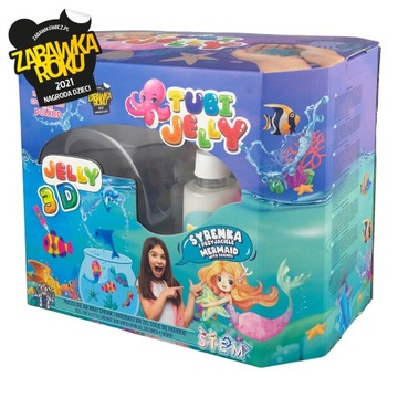 TUBI JELLY 8 KOL DUŻE AKWARIUM SYRENKA ŻELE MASA
