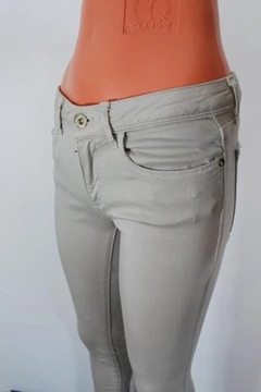 Spodnie rurki szare ZARA jeansowe 34 xs