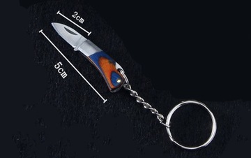 МИНИ НОЖ КАРМАННЫЙ НОЖ БРЕЛОК СТАЛЬ + ДЕРЕВО