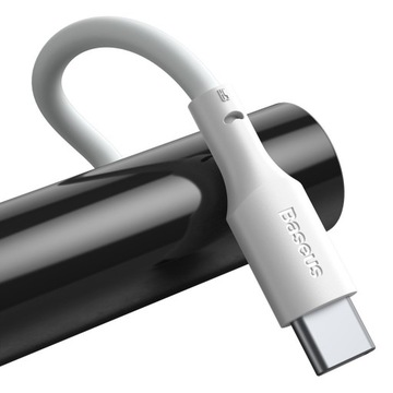2X кабель BASEUS QC PD USB-C 40 Вт, 5 А, 1,5 м, белый