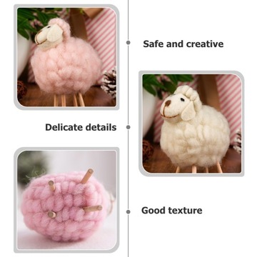 Украшение стола Овечка из валяной шерсти