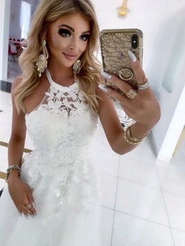 Платье Lolita BLUE FLORED красивое M