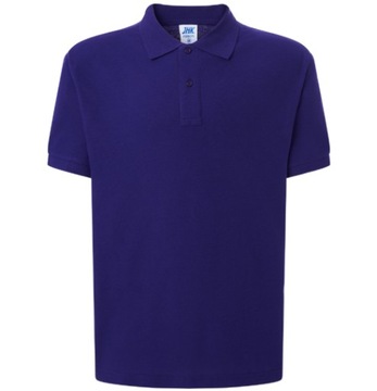 KOSZULKA POLO MĘSKA JHK 210 FIOLETOWA XL