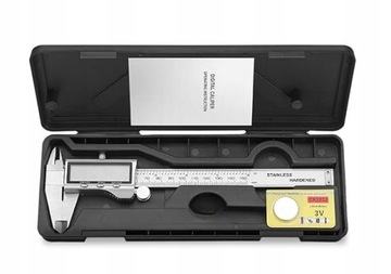 ТОЧНЫЙ ЭЛЕКТРОННЫЙ ШТАНВЕРМОН ИЗ НЕРЖАВЕЮЩЕЙ СТАЛИ, ЦИФРОВОЙ, 0-150 мм + КОРПУС