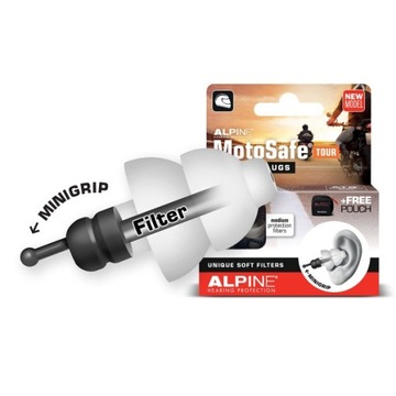 Беруши/затычки для ушей ALPINE MotoSafe Tour