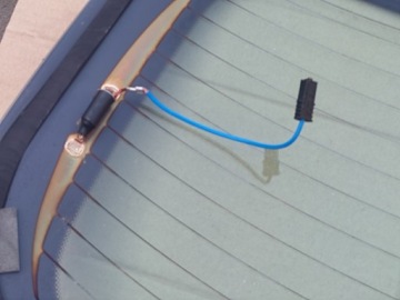 MERCEDES GLC X253 2015 ЗАДНЕЕ СТЕКЛО КАПОТА