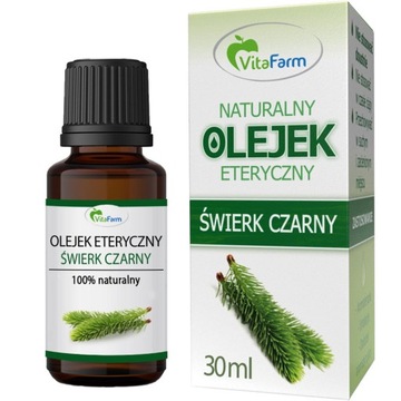 Olejek eteryczny z czarnego świerku 30ml VitaFarm