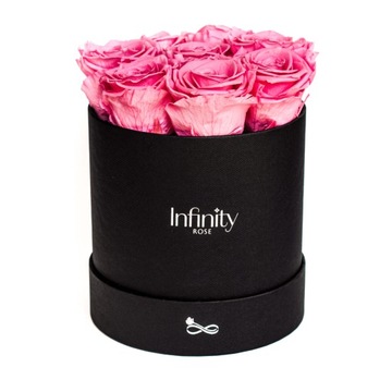 Flower Box naturalne WIECZNE RÓŻE Infinity Rose