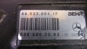 ВЕНТИЛЯТОР РАДИАТОРА MERCEDES VITO W638 2.2CDI