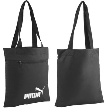 PUMA TORBA TOREBKA PUMA CORE POP SHOPPER ZAKUPY DUŻA CZARNA SZOPERKA