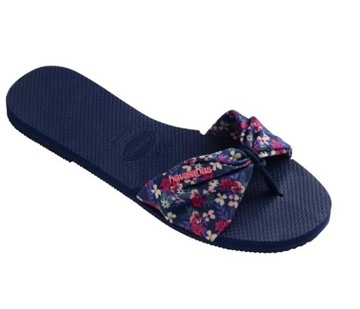 HAVAIANAS DAMSKIE KLAPKI JAPONKI KWIATY 37-38 ŻGA