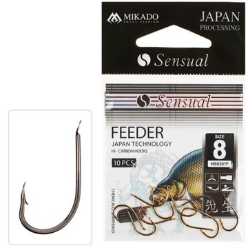 MIKADO HACZYK – SENSUAL – FEEDER 9307F BN – op.10szt. ROZ.12