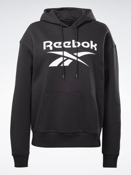 REEBOK Bluza Identity Big Logo H54748 Czarny Loose Fit