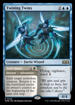 MtG: Twining Twins // Swift Spiral (WOE)