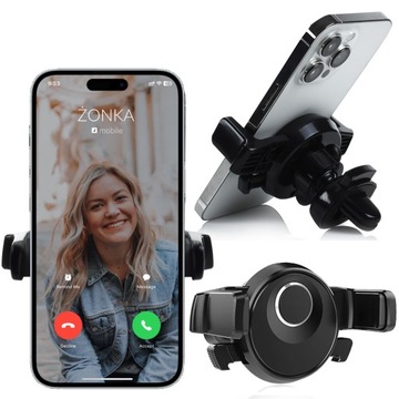 SAMOCHODOWY UCHWYT NA TELEFON DO KRATKI NAWIEWU NA PREZENT