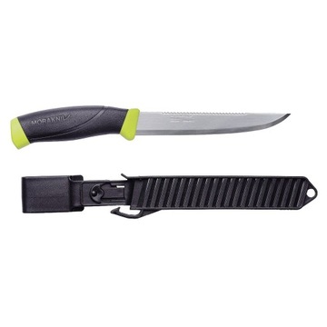Nóż Morakniv Fishing Comfort Scaler 150 z ząbkami stal nierdzewna