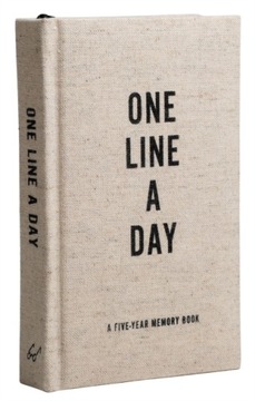 Canvas One Line a Day: A Five-Year Memory Journal CHRONICLE BOOKS