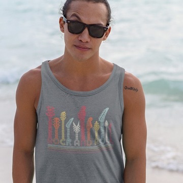 TANK TOP HORROR/ROCK ROCK AND ROLL