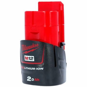Akumulator BATERIA 12,0 V 2,0 Ah Litowo-jonowy M12B2 Milwaukee 4932430064