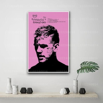 Plakat na płótnie Lil peep everybodys wszystko pio
