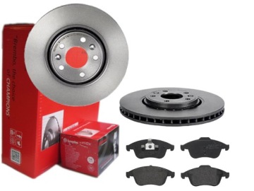 TARCZE KLOCKI BREMBO PRZÓD RENAULT LAGUNA III 320M