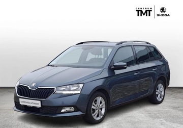 Skoda Fabia III Kombi Facelifting 1.0 TSI 95KM 2021 Skoda Fabia Ambition Plus 1.0 TSI 95 KM Klimatyzacja Kamera Czujniki ASO