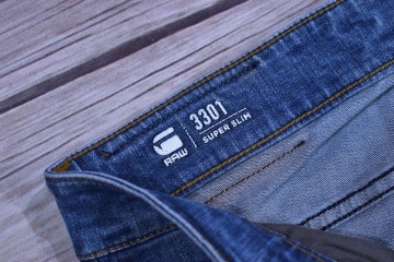 G STAR RAW Super Slim Jeansy Męskie W38 L32